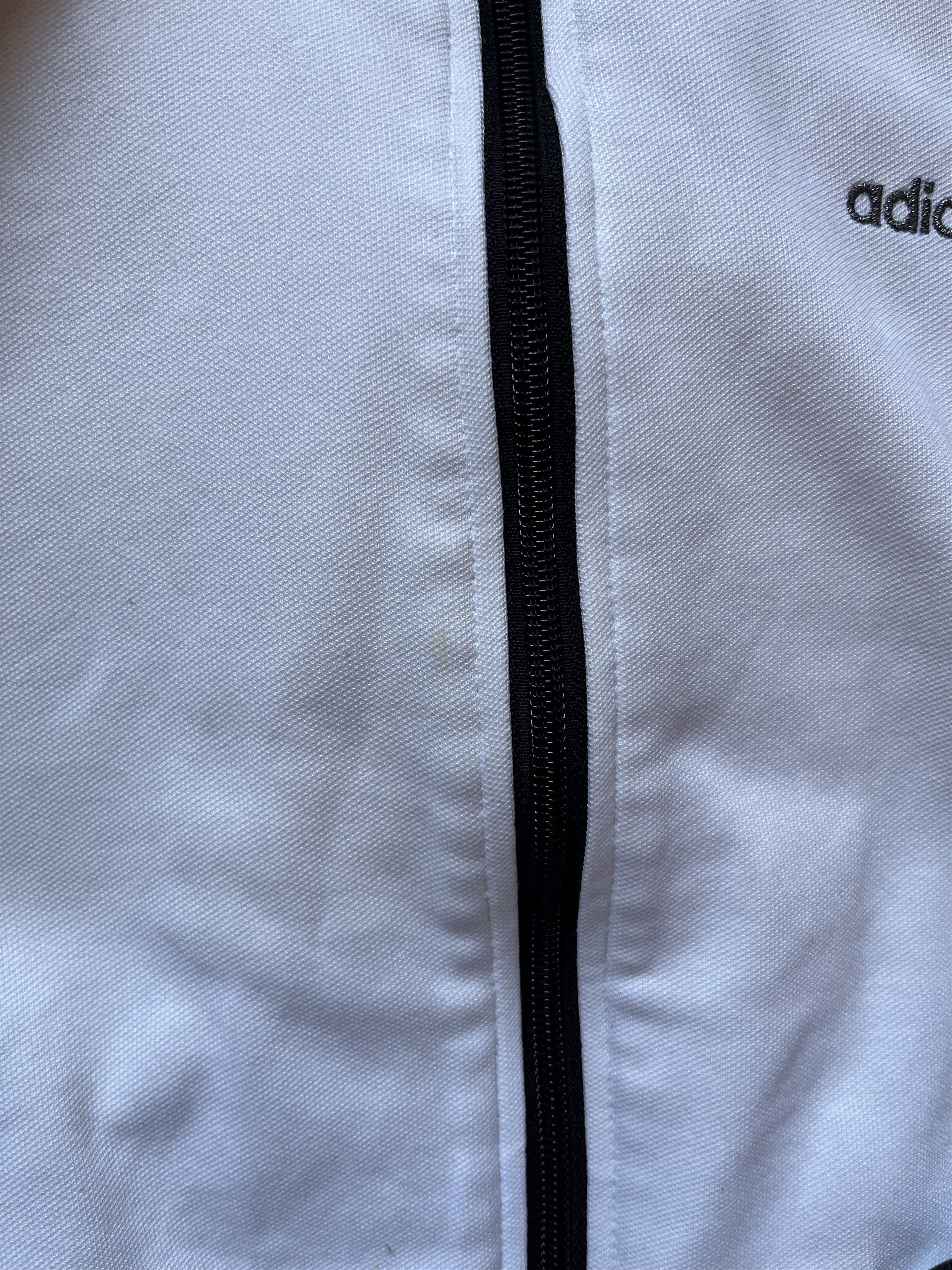 Adidas Vintage Adidas 00's Track Jacket White & Black Stripes Size US S / EU 44-46 / 1 - 8 Thumbnail