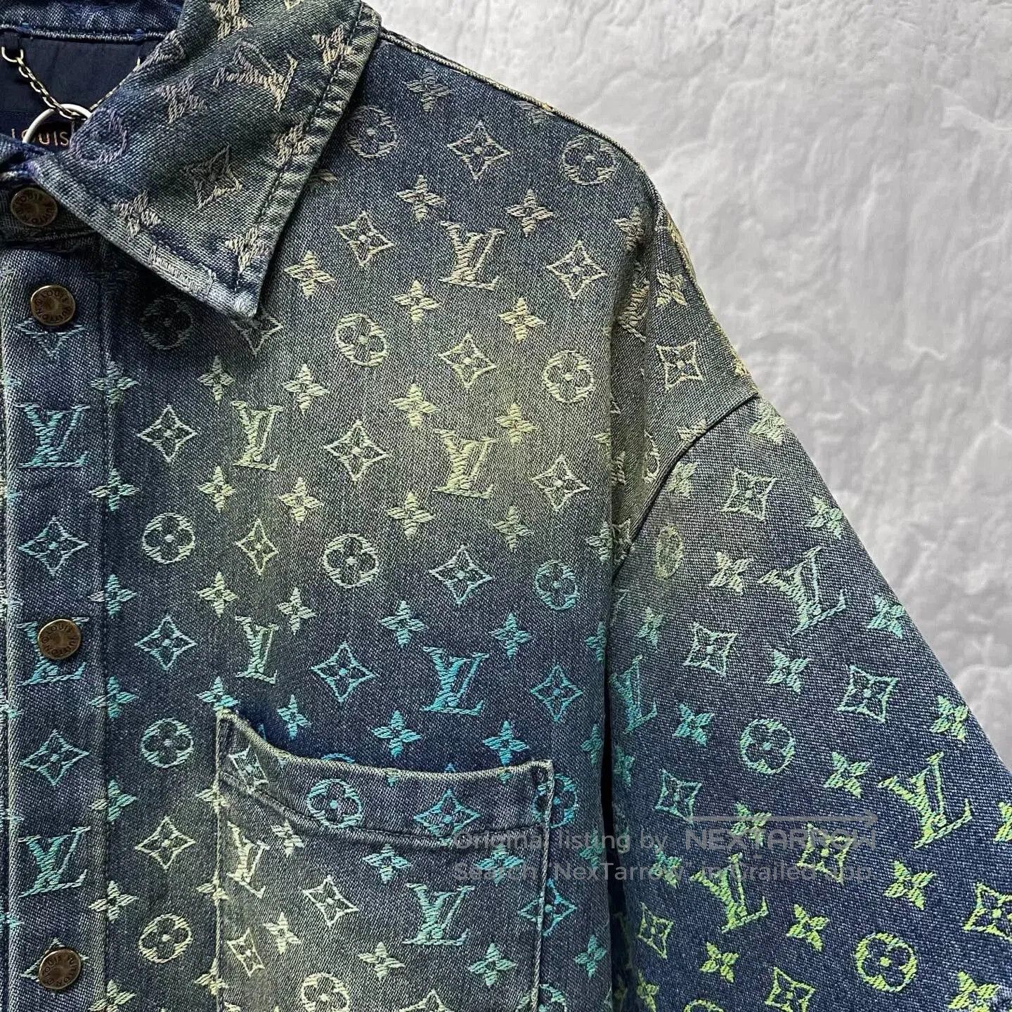 Louis Vuitton louis vuitton rainbow gradient denim shirt. Size US L / EU 52-54 / 3 - 3 Thumbnail
