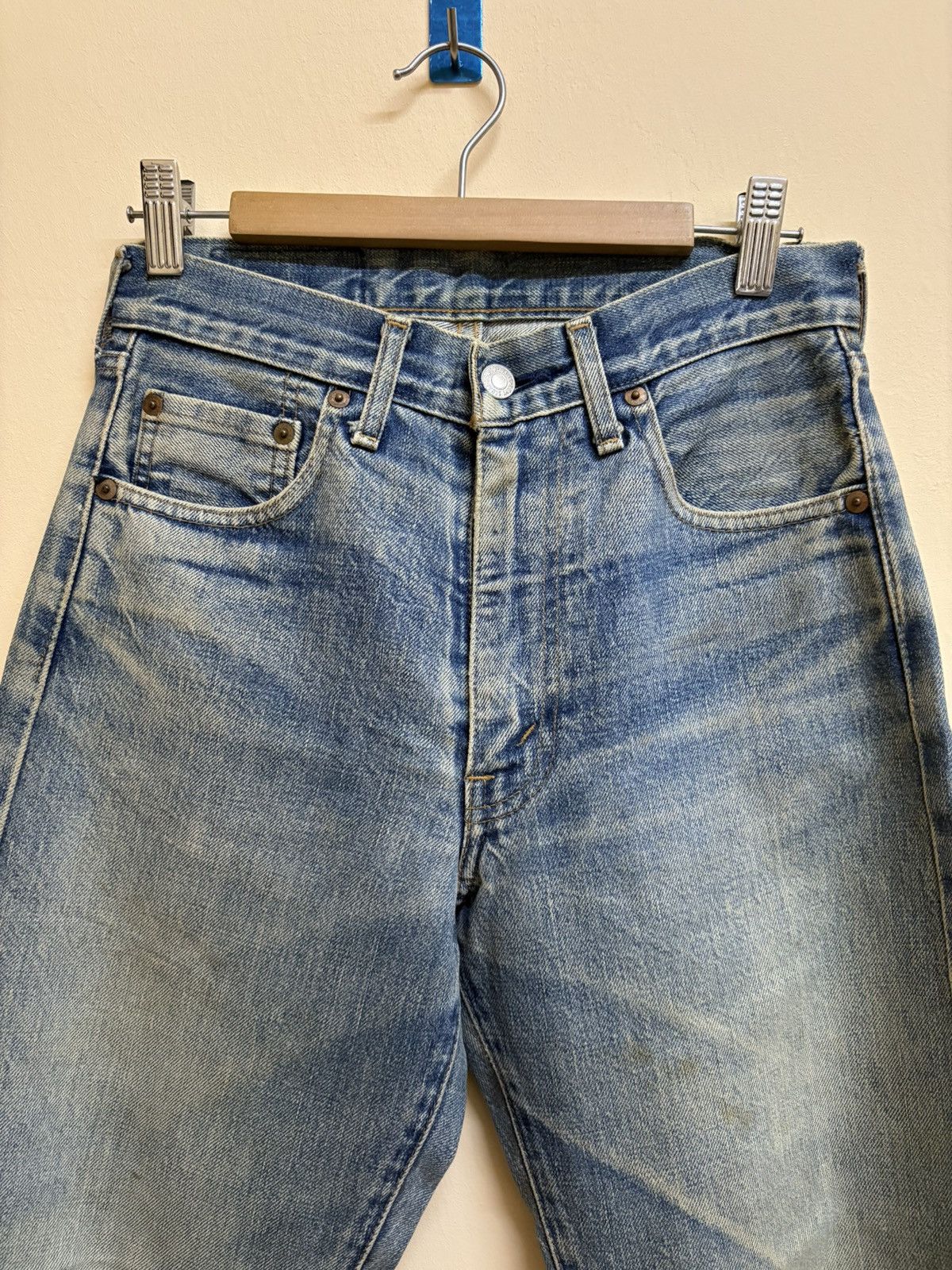 Levi's Vintage 90s Levis 502 XX J22 W27 L34 Selvedge Jeans Size US 27 - 6 Thumbnail