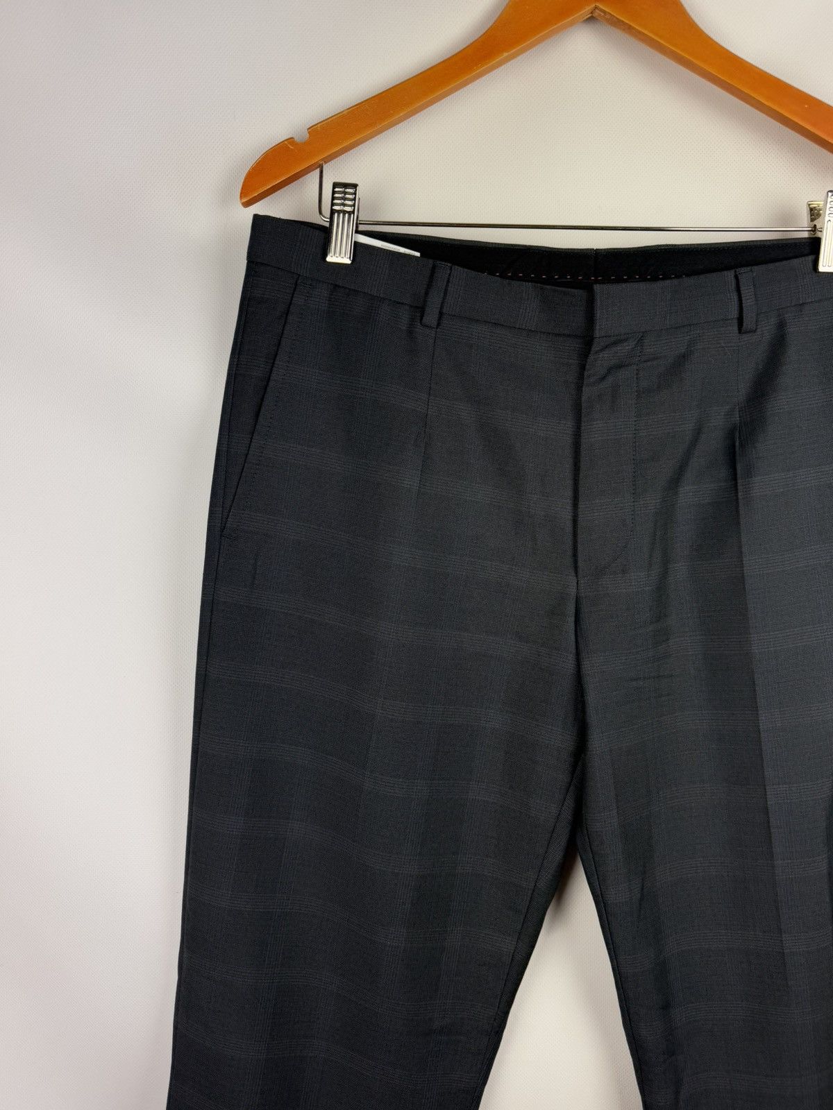 Hugo Boss Hugo Boss Aiko1/Heise Wool Plaid 2 Piece Suit Blazer Pants Size 40L - 17 Thumbnail