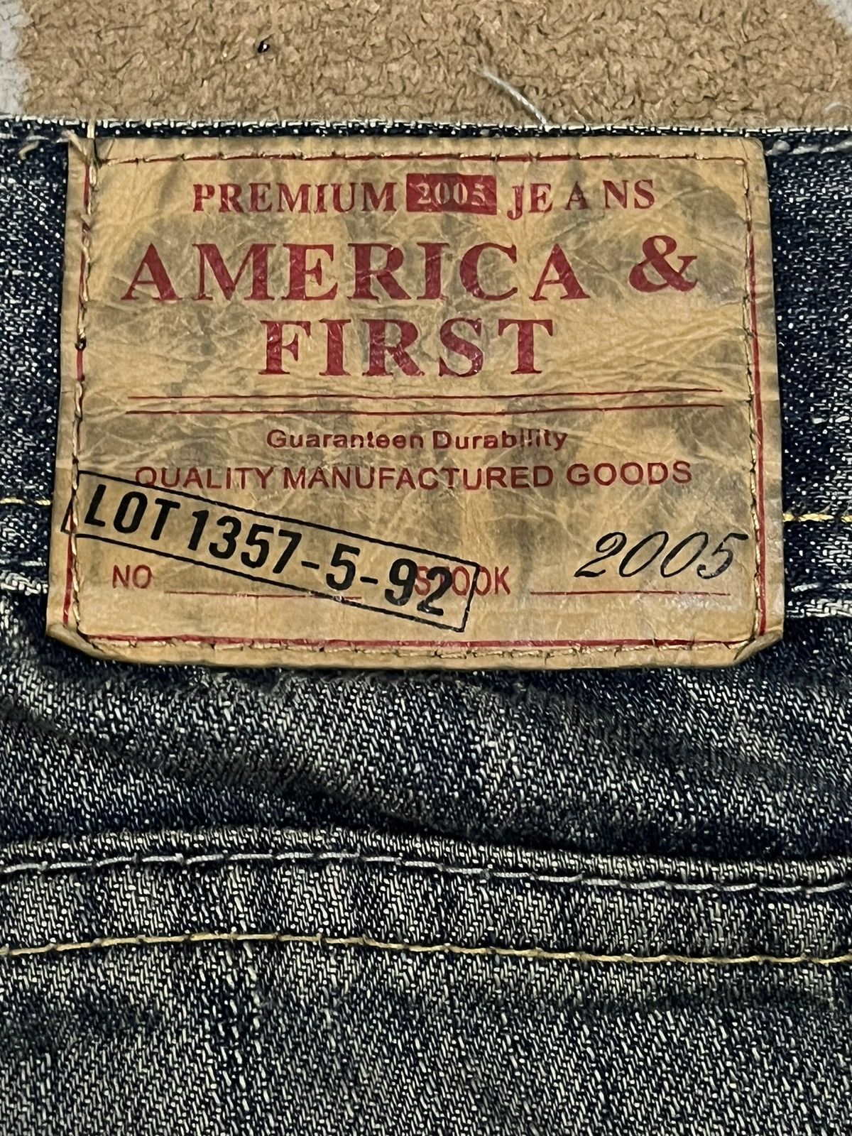 If Six Was Nine Vintage America First Baggy Denim Size US 33 - 13 Thumbnail