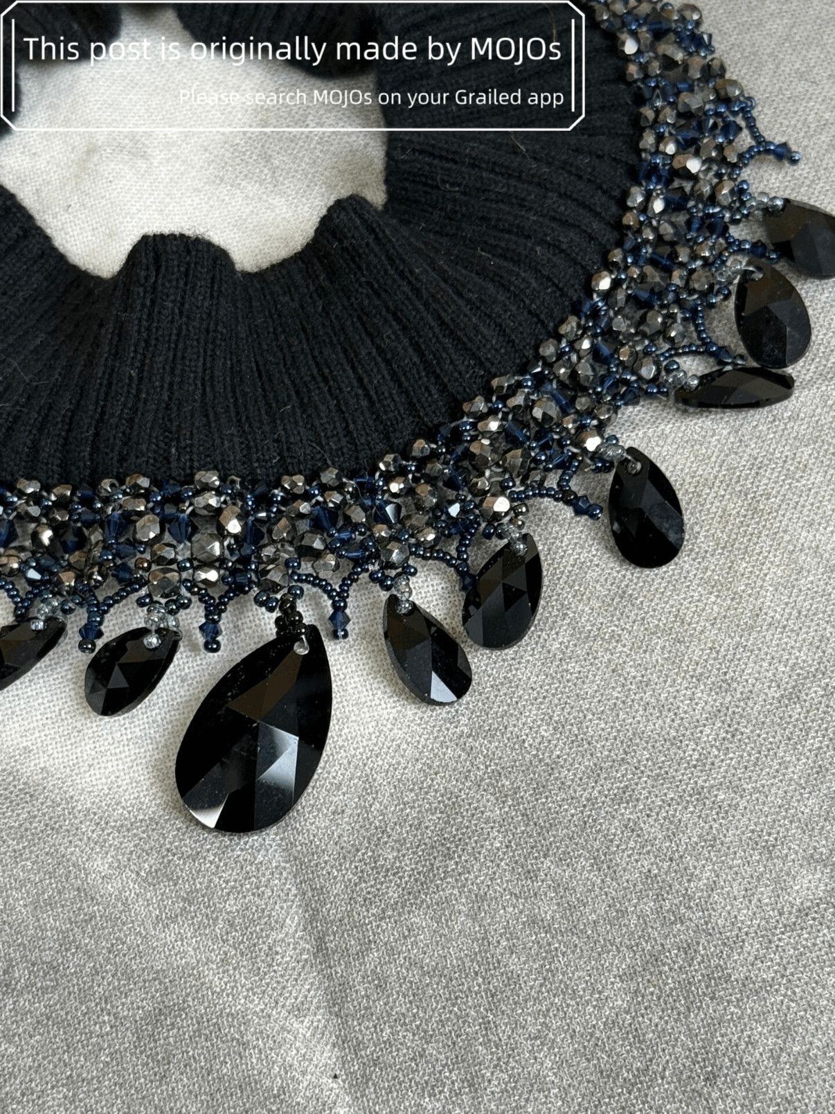Undercover Undercover Knitwear Gem Necklace mojos36198 Size ONE SIZE - 4 Thumbnail