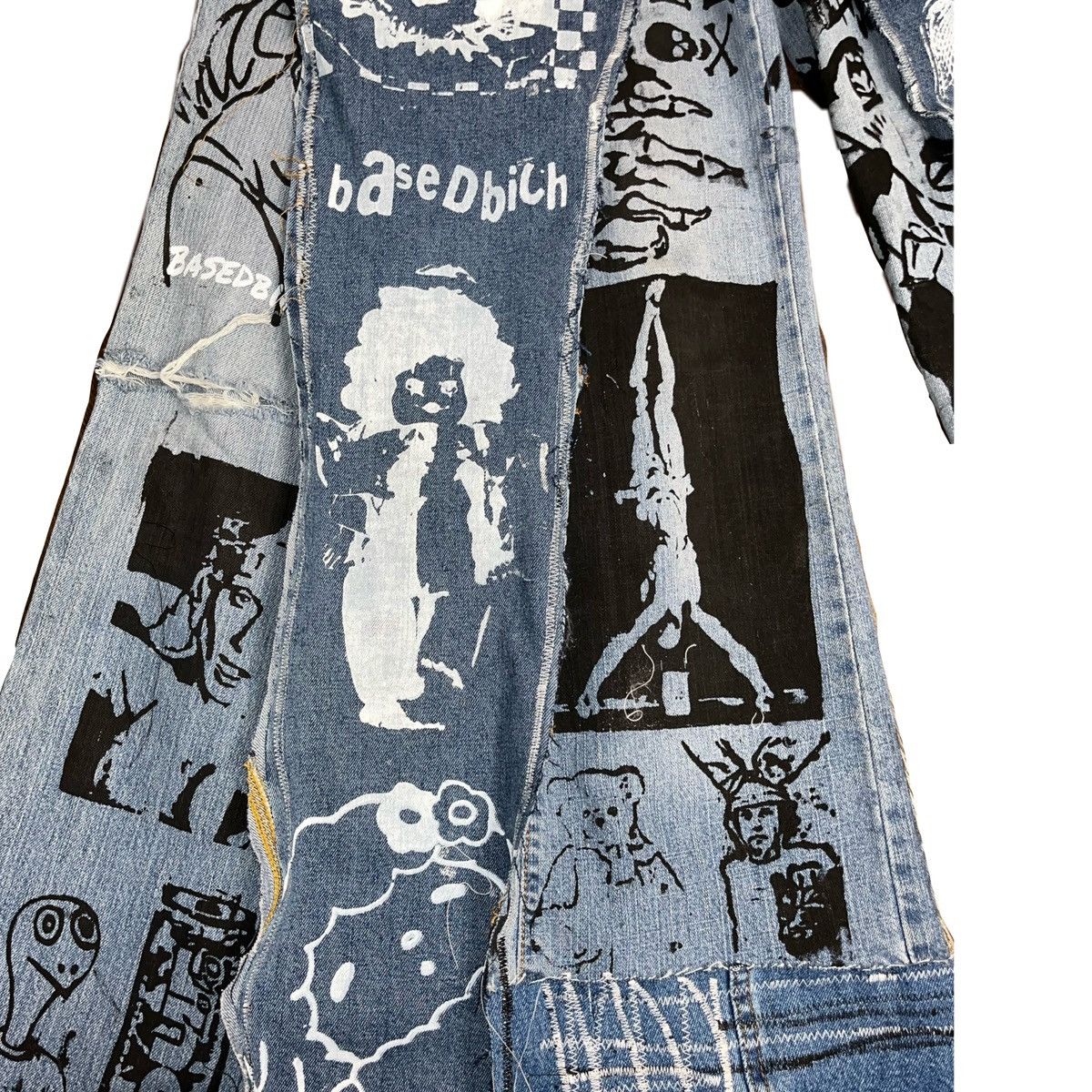 Other Basedbich wide baggy jeans Size US 30 / EU 46 - 6 Thumbnail