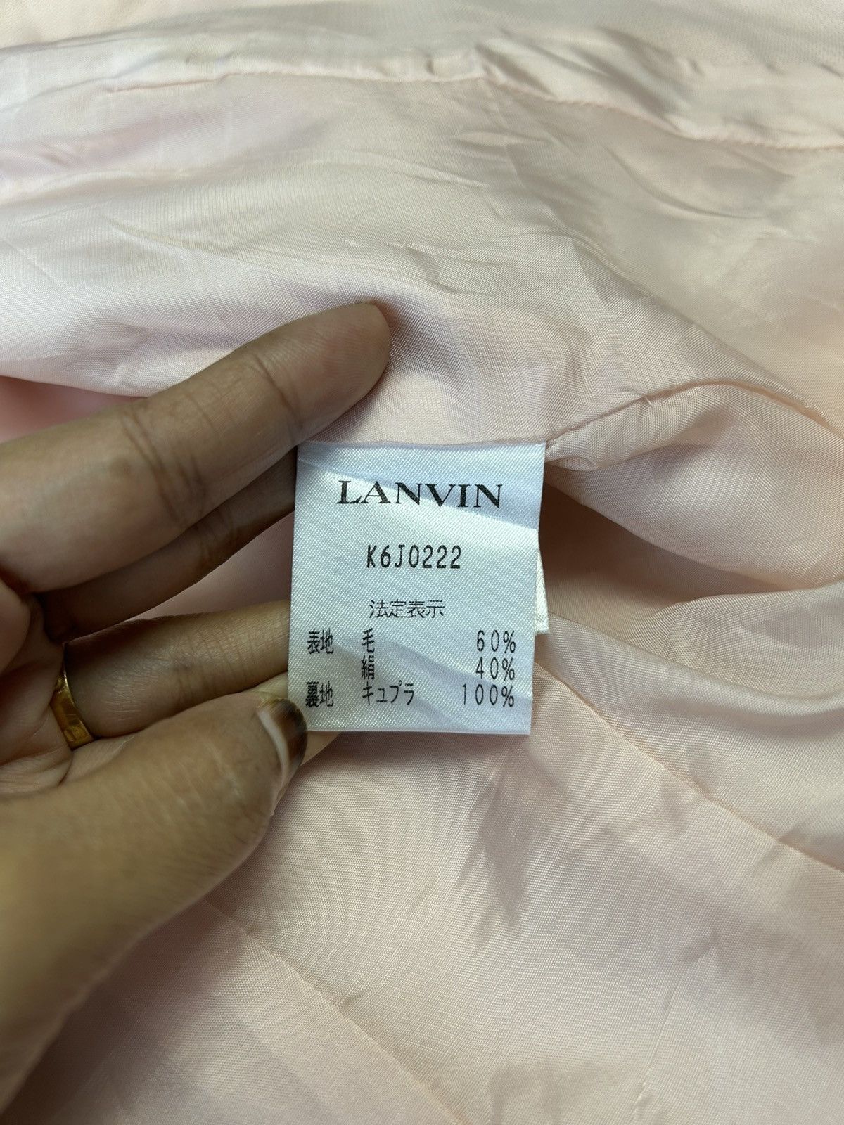 Japanese Brand × Lanvin LANVIN FASHION BLAZER MADE IN JAPAN Size XS / US 0-2 / IT 36-38 - 5 Thumbnail