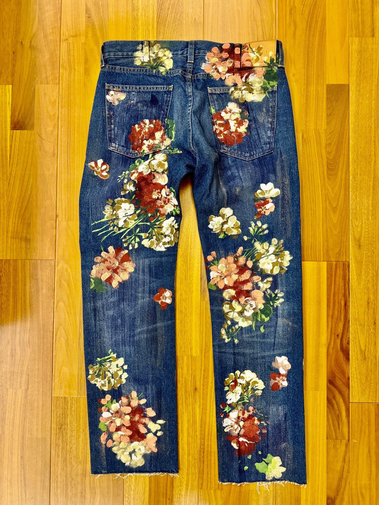 Gucci Gucci 17ss floral archive jeans Size US 31 - 5 Thumbnail