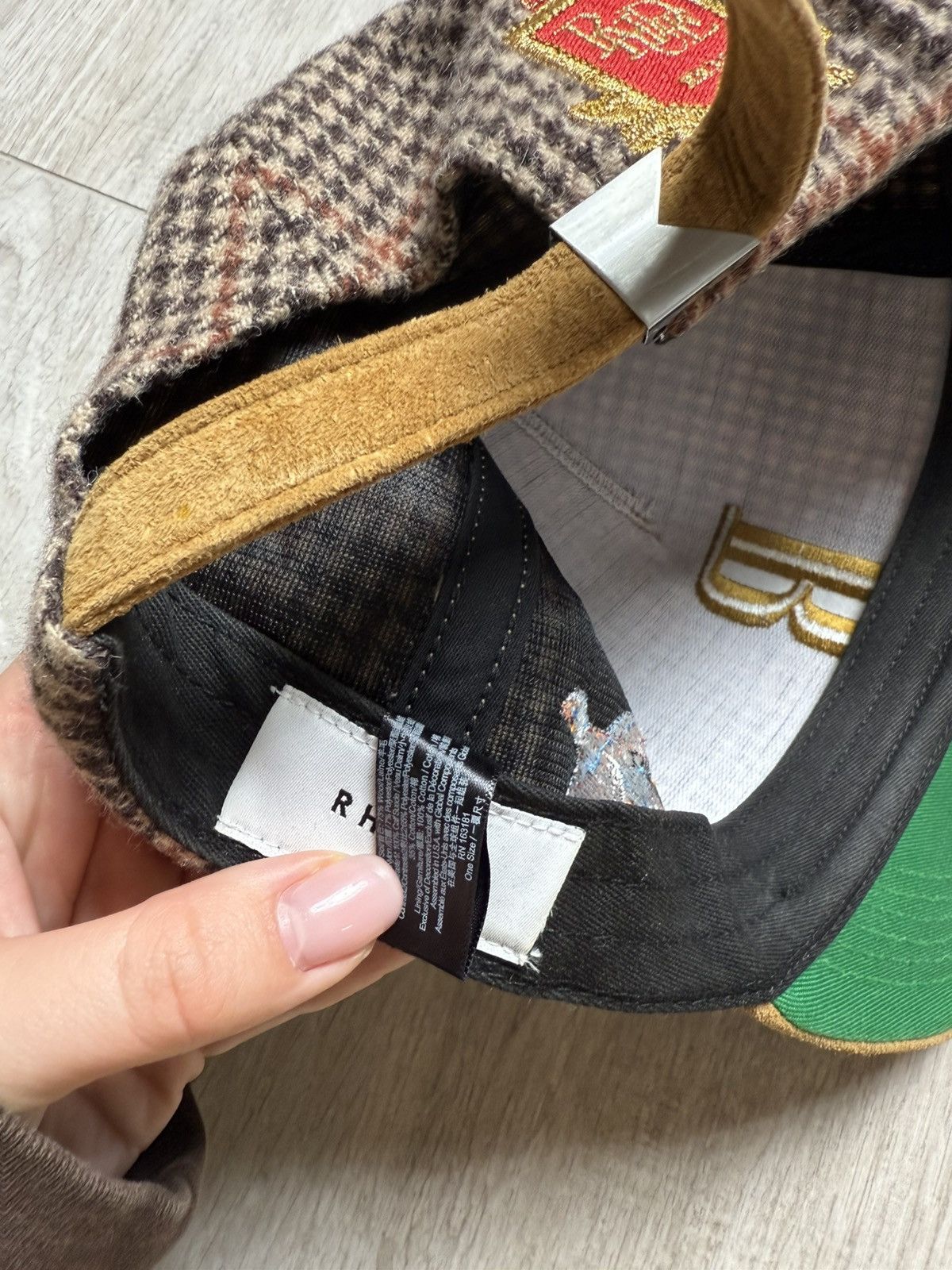Rhude Rhude Tweed Cap Size ONE SIZE - 6 Thumbnail