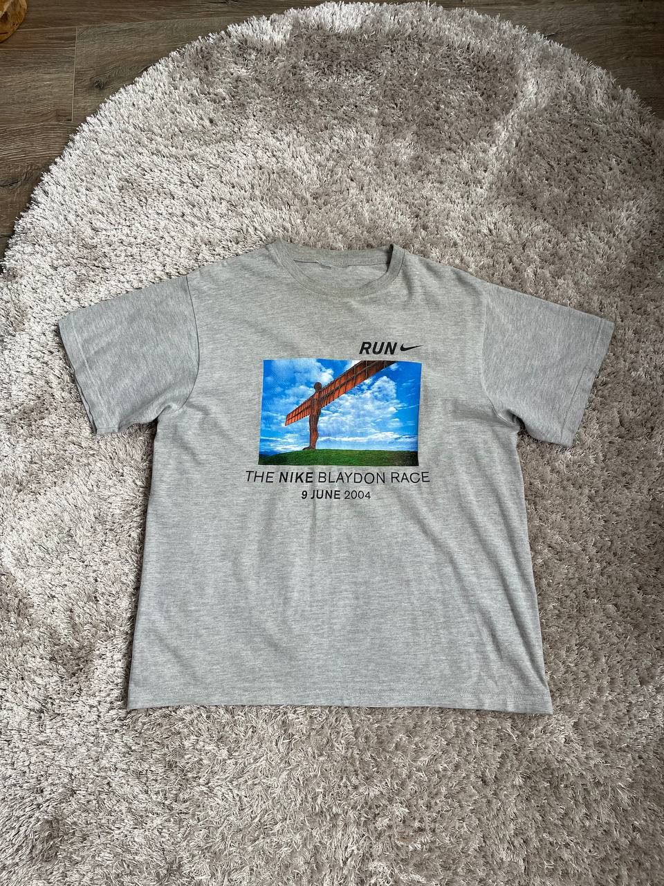 Nike × Vintage Vintage 2004 Nike The Blaydon Race Running T-shirt Size US L / EU 52-54 / 3 - 2 Thumbnail