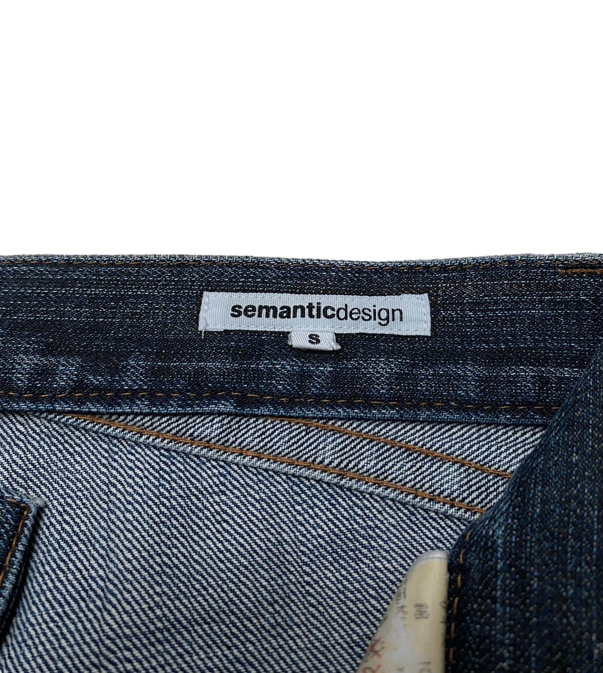 Vintage Vintage Japanese Brand Semantic Design Flared Jeans 1990s Size US 29 - 8 Thumbnail