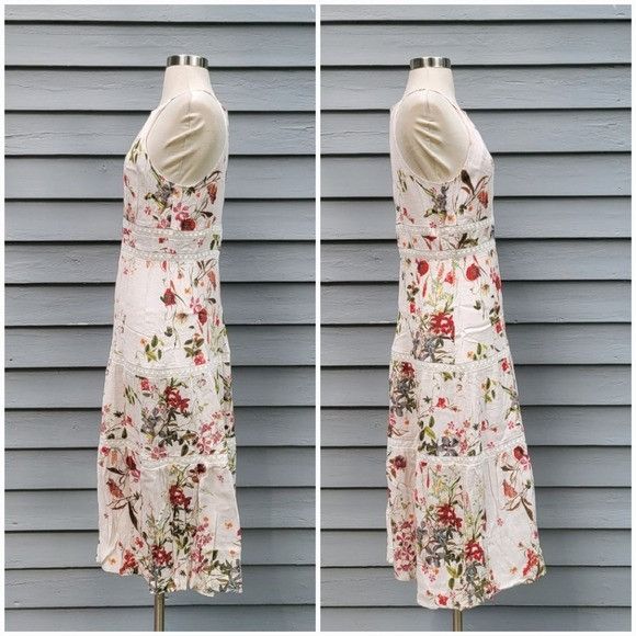 Other Antonio Melani Floral Midi Dress Size 6 Size M / US 6-8 / IT 42-44 - 3 Thumbnail