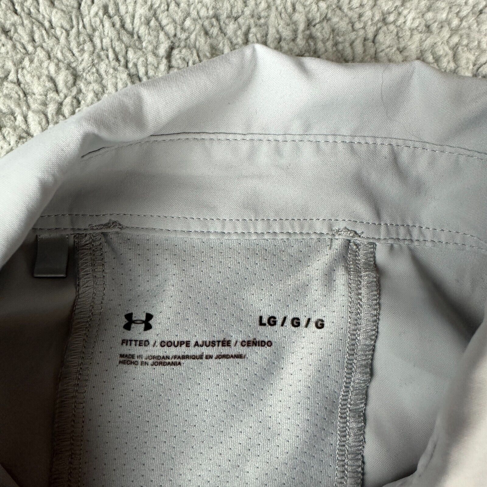 Under Armour Under Armour UA Mens Large Fitted Tech Performance Golf Polo Size US L / EU 52-54 / 3 - 4 Thumbnail