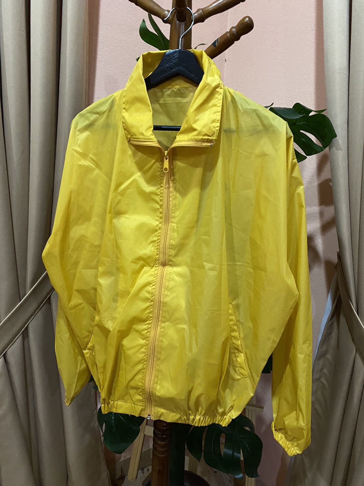 Vintage Toyota 4WD Windbreaker Jacket - Retro Yellow Promotional Size US L / EU 52-54 / 3 - 5 Thumbnail