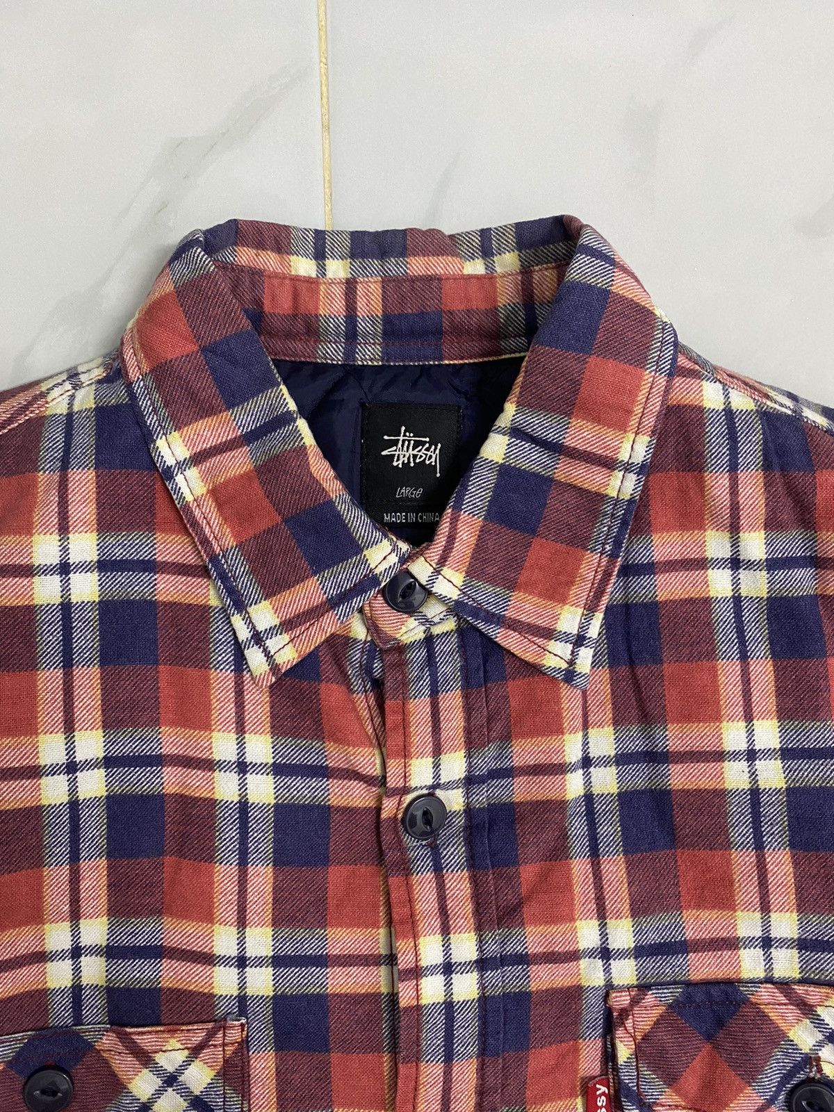 Stussy Stussy Flannel Button up Shirts Size US L / EU 52-54 / 3 - 10 Thumbnail