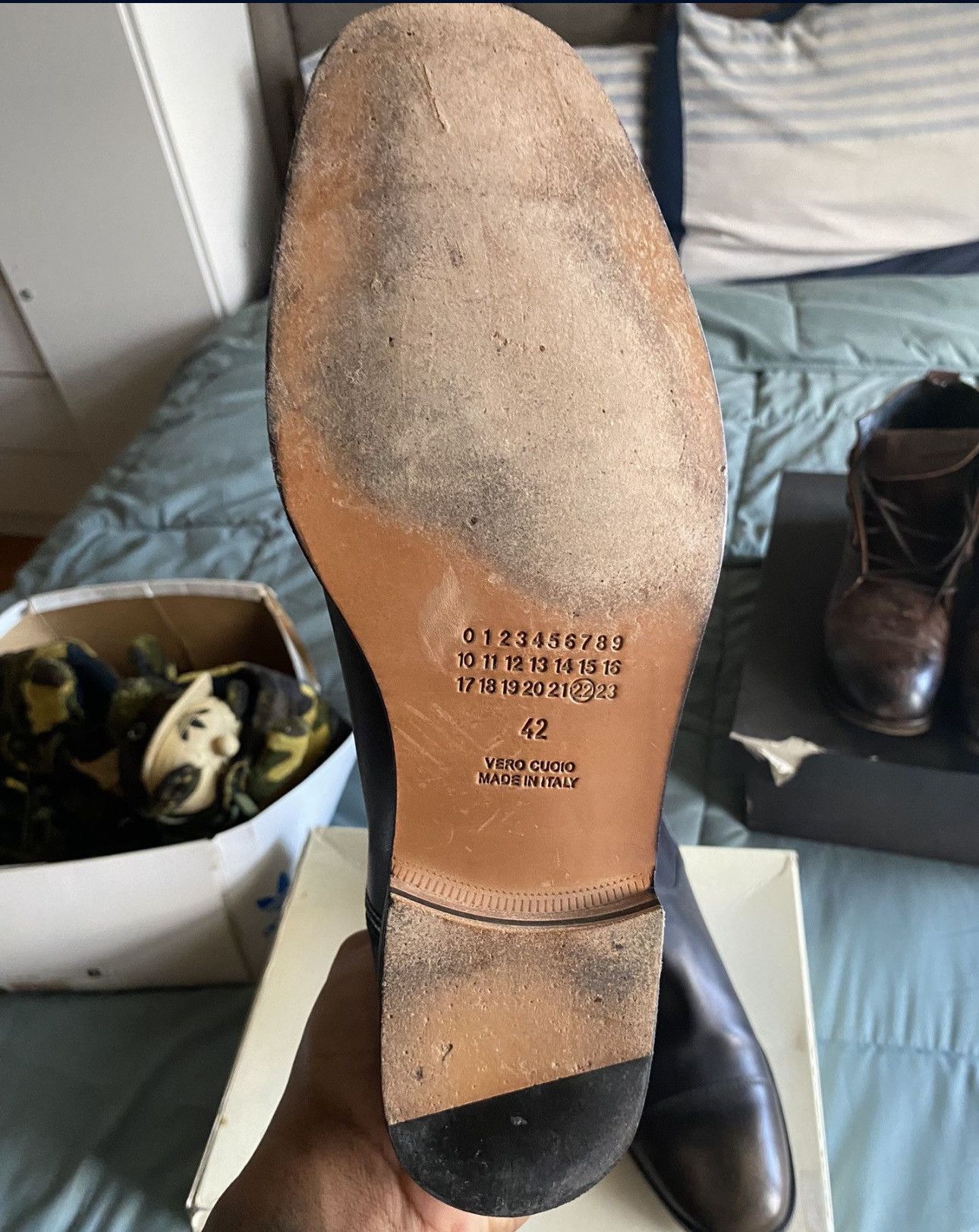Maison Margiela Maison Margiela Fold-Over Leather Boots Size US 9 / EU 42 - 4 Thumbnail