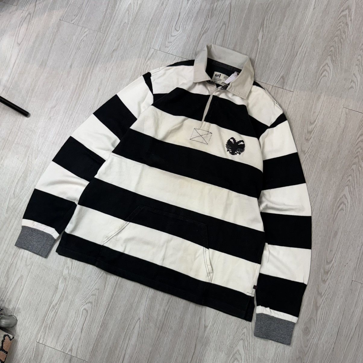 Japanese Brand Graphix supply eagle japan rugby poloshirt stripe Size US L / EU 52-54 / 3 - 2 Thumbnail