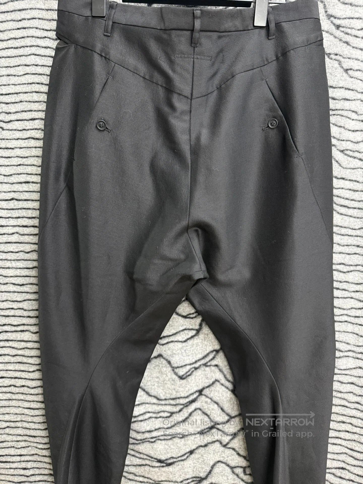Julius Julius 14AW Deconstructed Silk Wool Trousers. Size US 35 - 6 Thumbnail