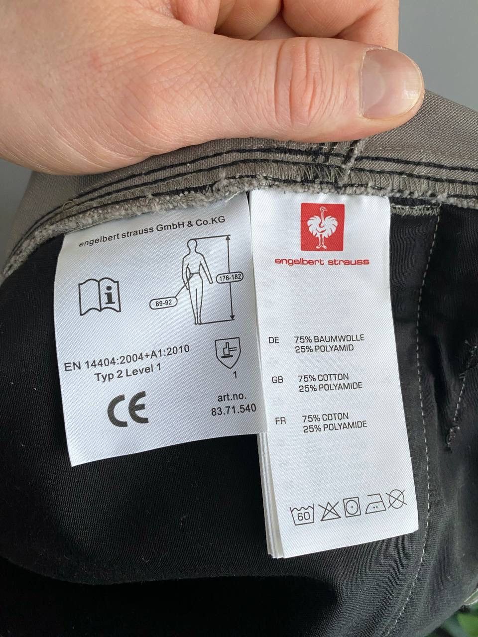 Other Engelbert Strauss Trousers e.s. Roughtough, Size 50/W34 L32 Size US 34 / EU 50 - 21 Thumbnail
