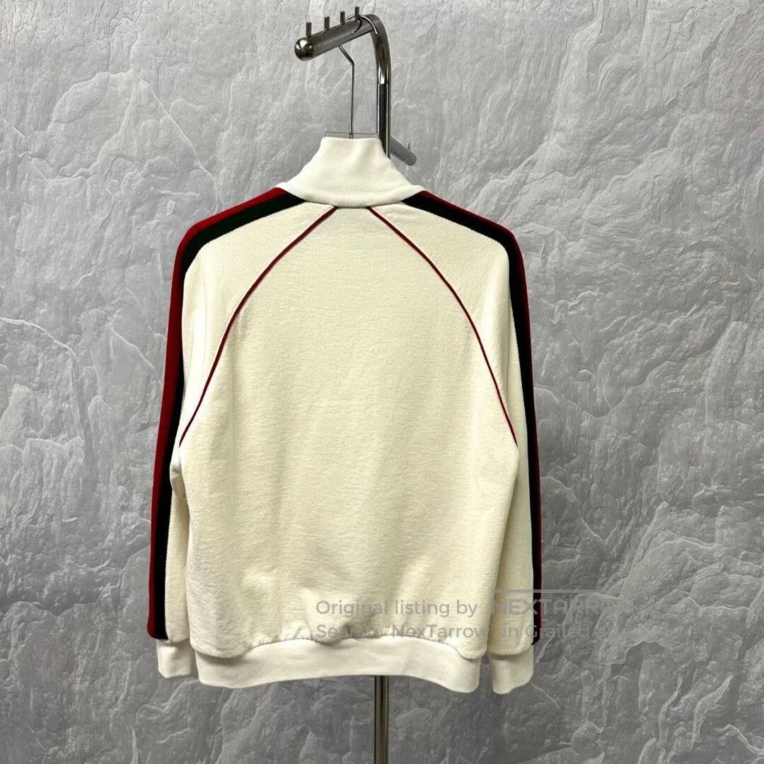 Gucci gucci white red green sports jacket. Size S / US 4 / IT 40 - 5 Thumbnail