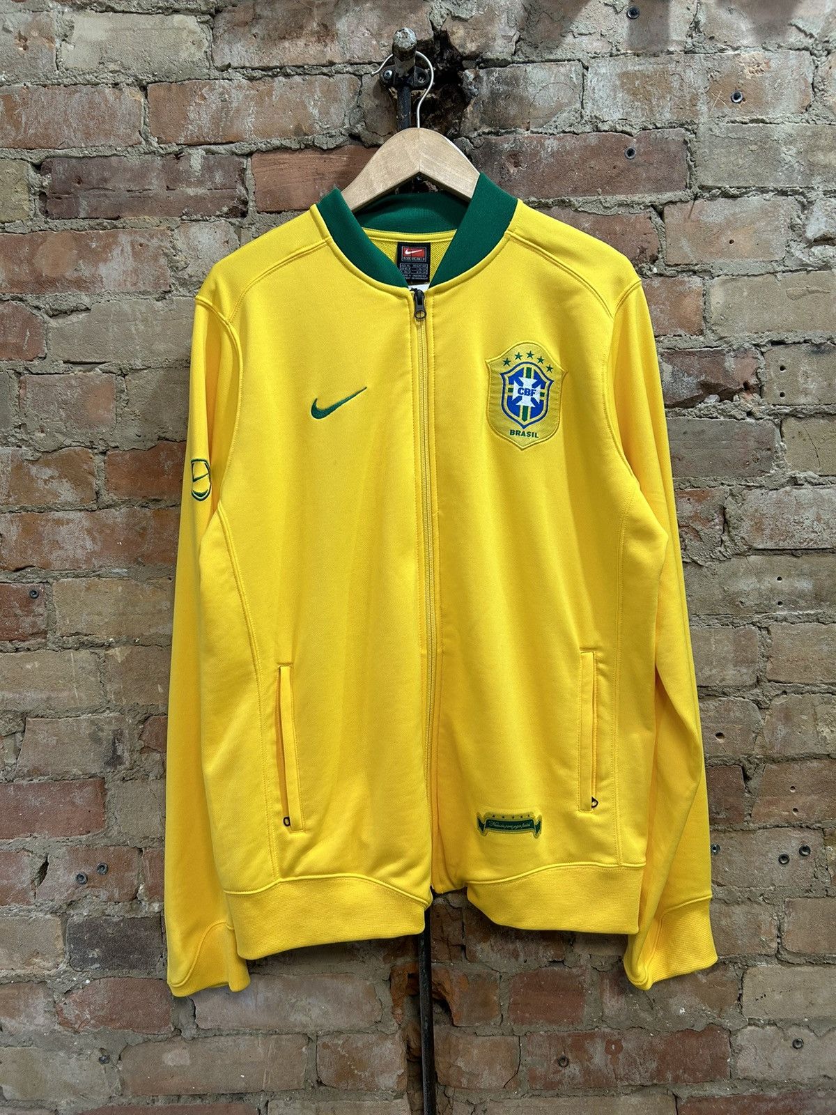 NIKE BRAZIL 2008 ANTHEM JACKET BLUE