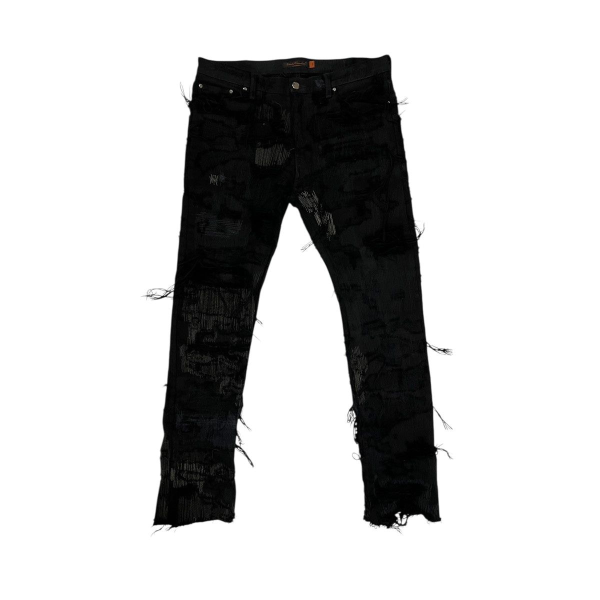 【THEAIRTOWN】Some part damage jeans Pre-owned] Roen×semantic design Collab Damaged Denim Pants