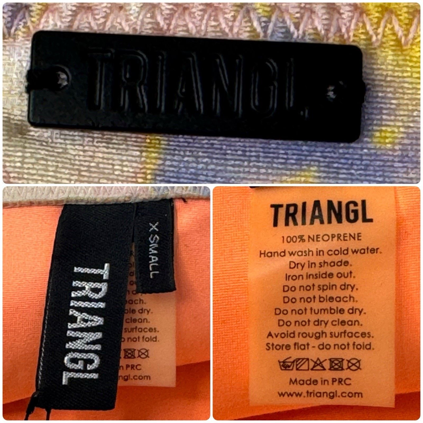 Triangl TRIANGL Swim Tie Dye Pastel Bikini Bottom Rina Size XS NEW Size 25" / US 0 / IT 36 - 4 Thumbnail