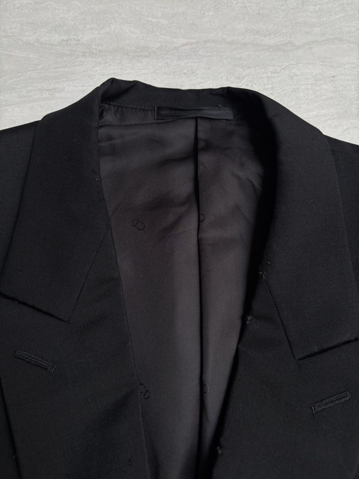 Christian Dior Monsieur Christian Dior Monsieur Black Suit Size 50L - 10 Thumbnail
