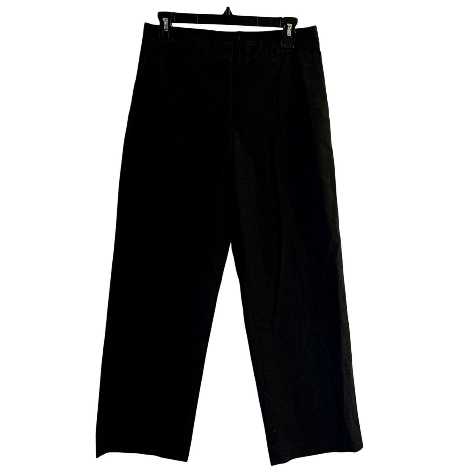 Nili Lotan Nili Lotan cotton blend dress pants black high rise size 4 Size 27" / US 4 / IT 40 - 2 Thumbnail