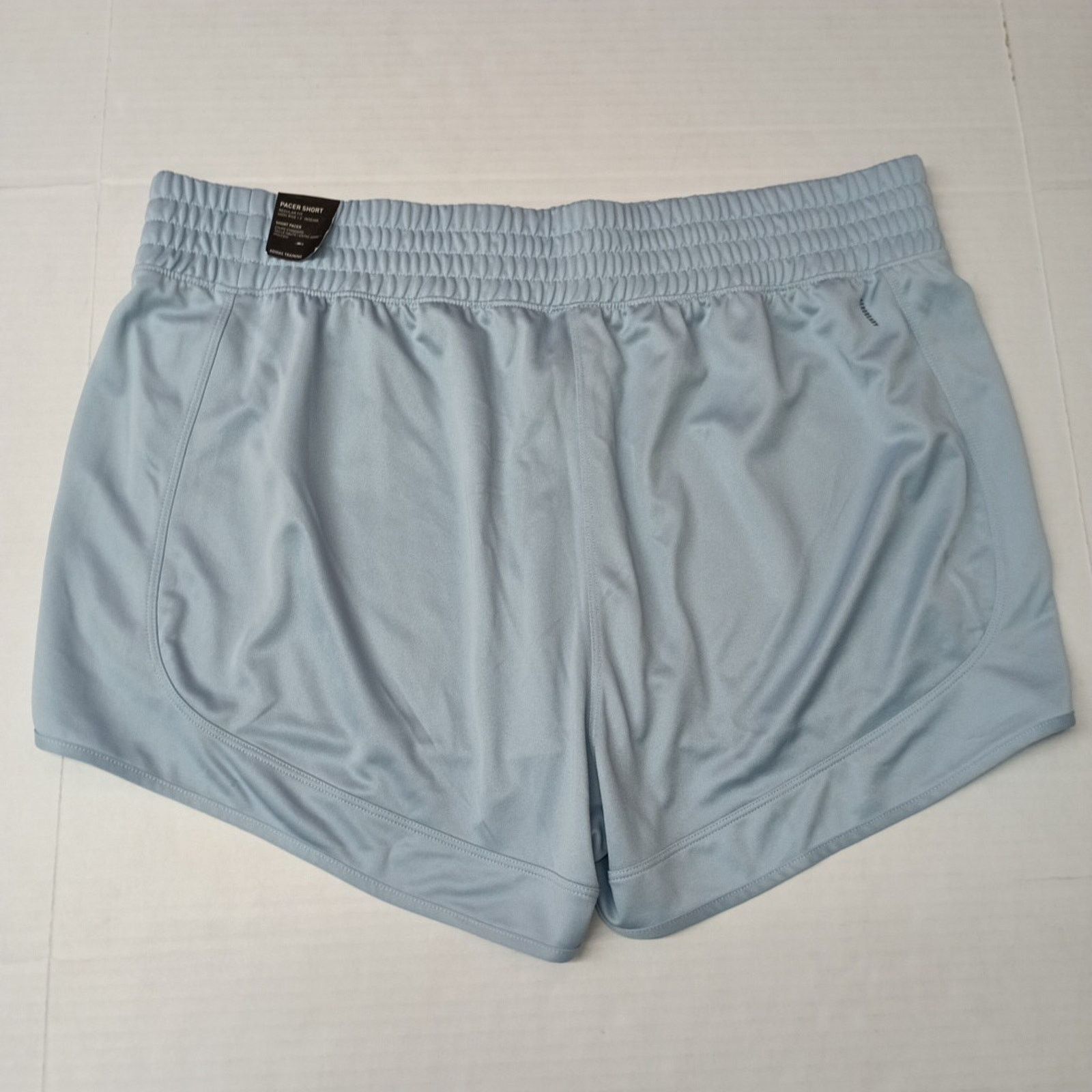 Adidas Adidas Pacer High Shorts Women's 2X Blue Plus Size Pull On Size 40" / US 18 - 5 Thumbnail