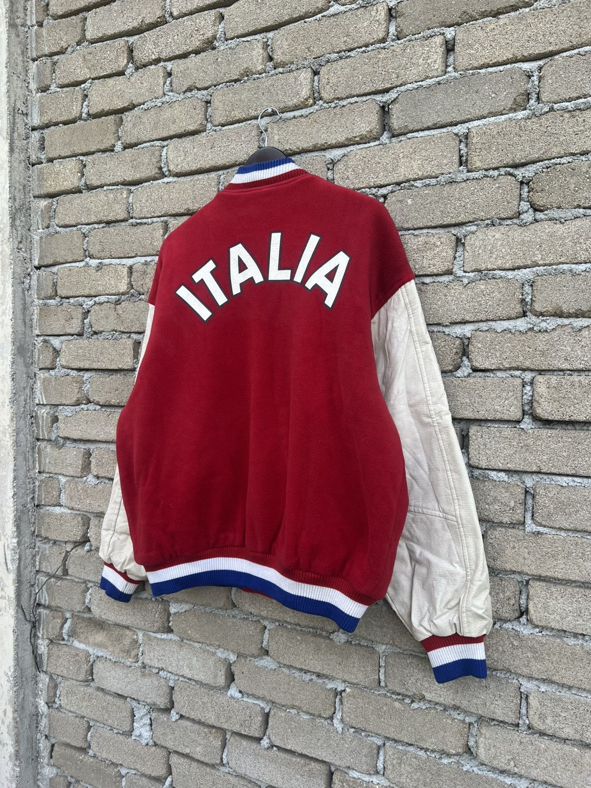 Vintage Vintage Kappa Italia Wool Leather Varsity Size US XL / EU 56 / 4 - 11 Thumbnail