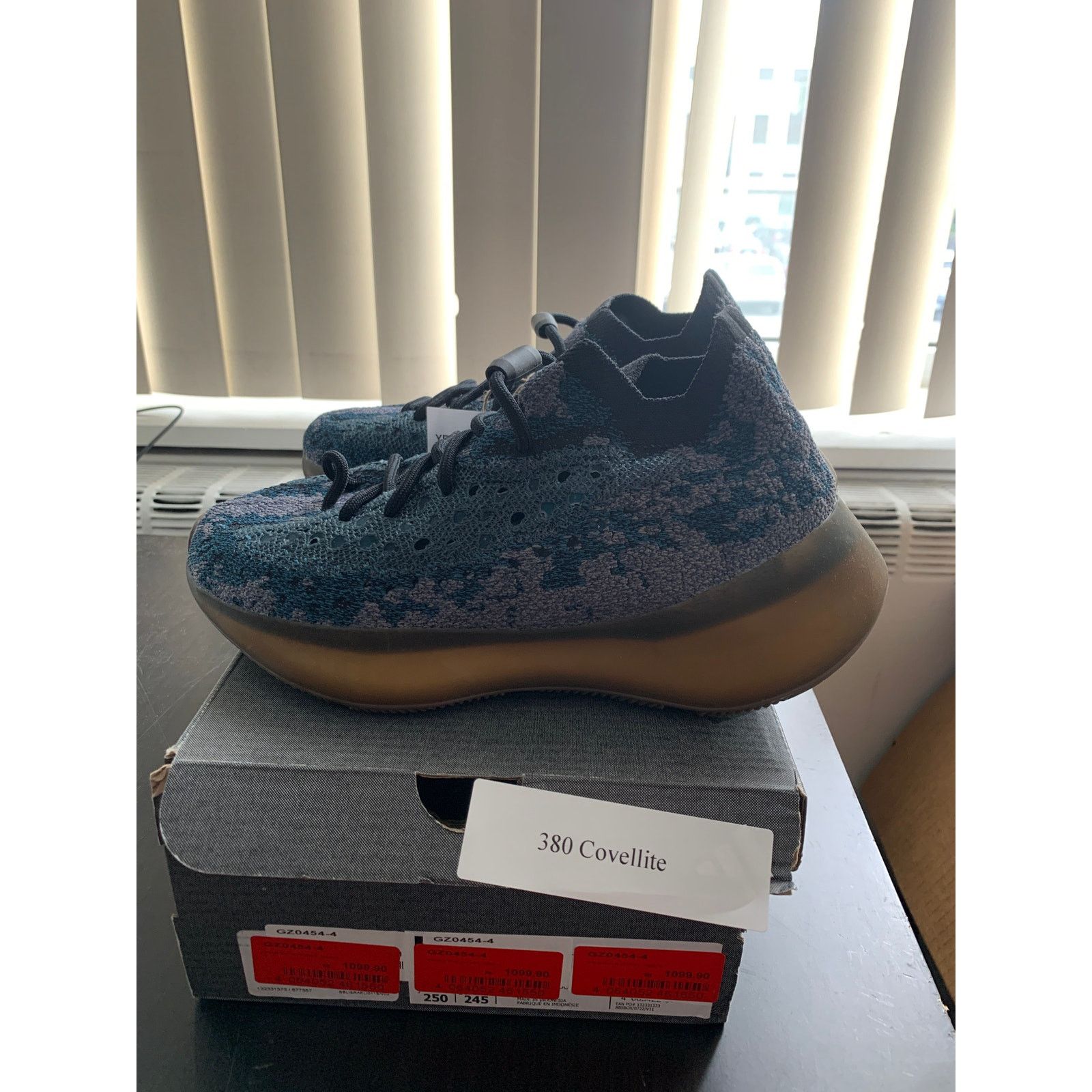 Adidas adidas Yeezy Boost 380 Covellite Size 4.5 NEW SHIPS NOW Size US 5 / EU 37 - 4 Thumbnail