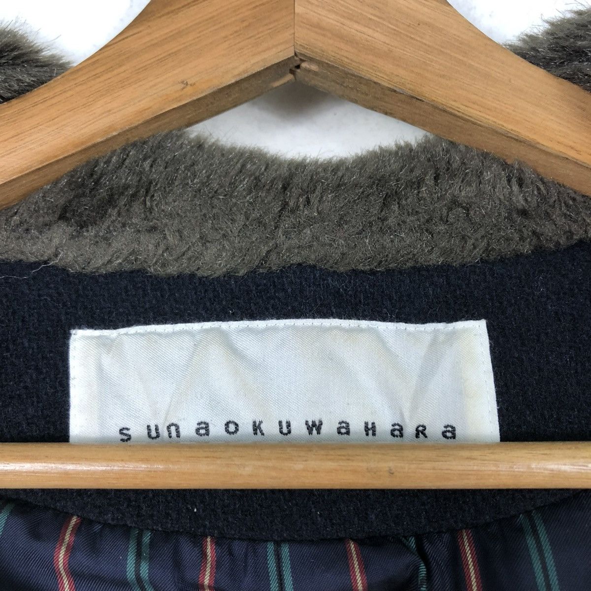 Issey Miyake 🔥VINTAGE WOOL JACKET BIKER SUNAOKUWAHARA BLANKET FUR HOODIE Size US S / EU 44-46 / 1 - 18 Thumbnail