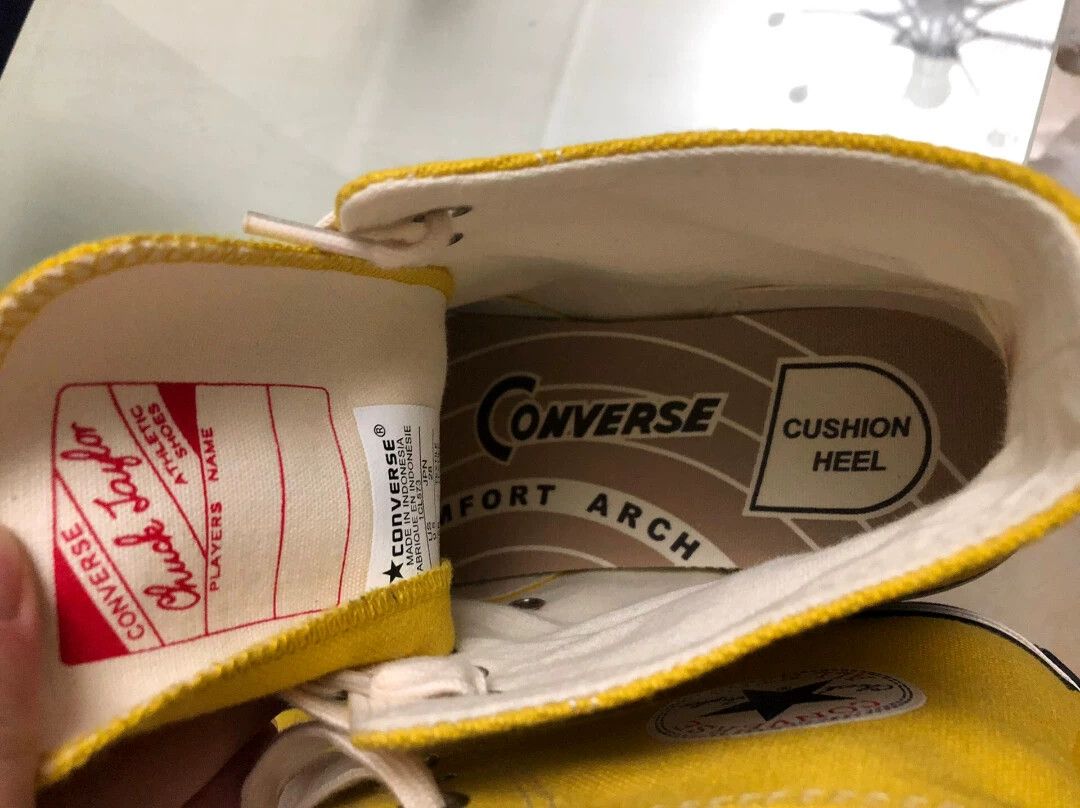 Converse Converse Addict Chuck Taylor Japan Yellow Hi-Top 19AW 9.5 9.8/10 Size US 9.5 / EU 42-43 - 6 Thumbnail