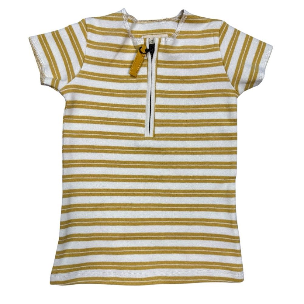Other NWT New Montee Horizontal Striped Short Sleeve Honey Shirt Size US XXS / EU 40 - 3 Thumbnail