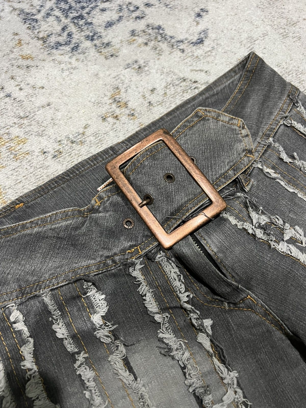 Japanese Brand × Vintage Toba & Co Rebuild Flared Jeans Size US 30 / EU 46 - 5 Thumbnail