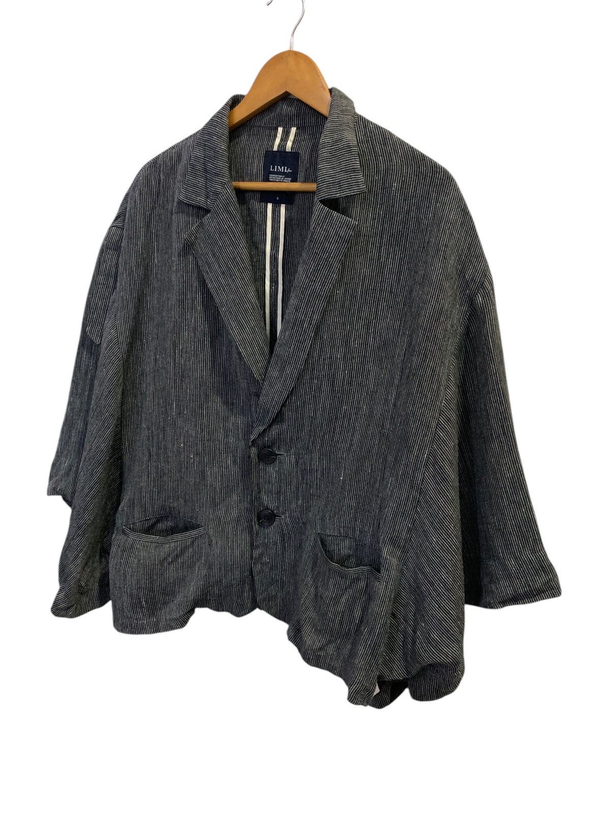 Limi Feu × Yohji Yamamoto Limi Feu Yohji Yamamoto Oversized Light Jacket Size US XXL / EU 58 / 5 - 2 Thumbnail