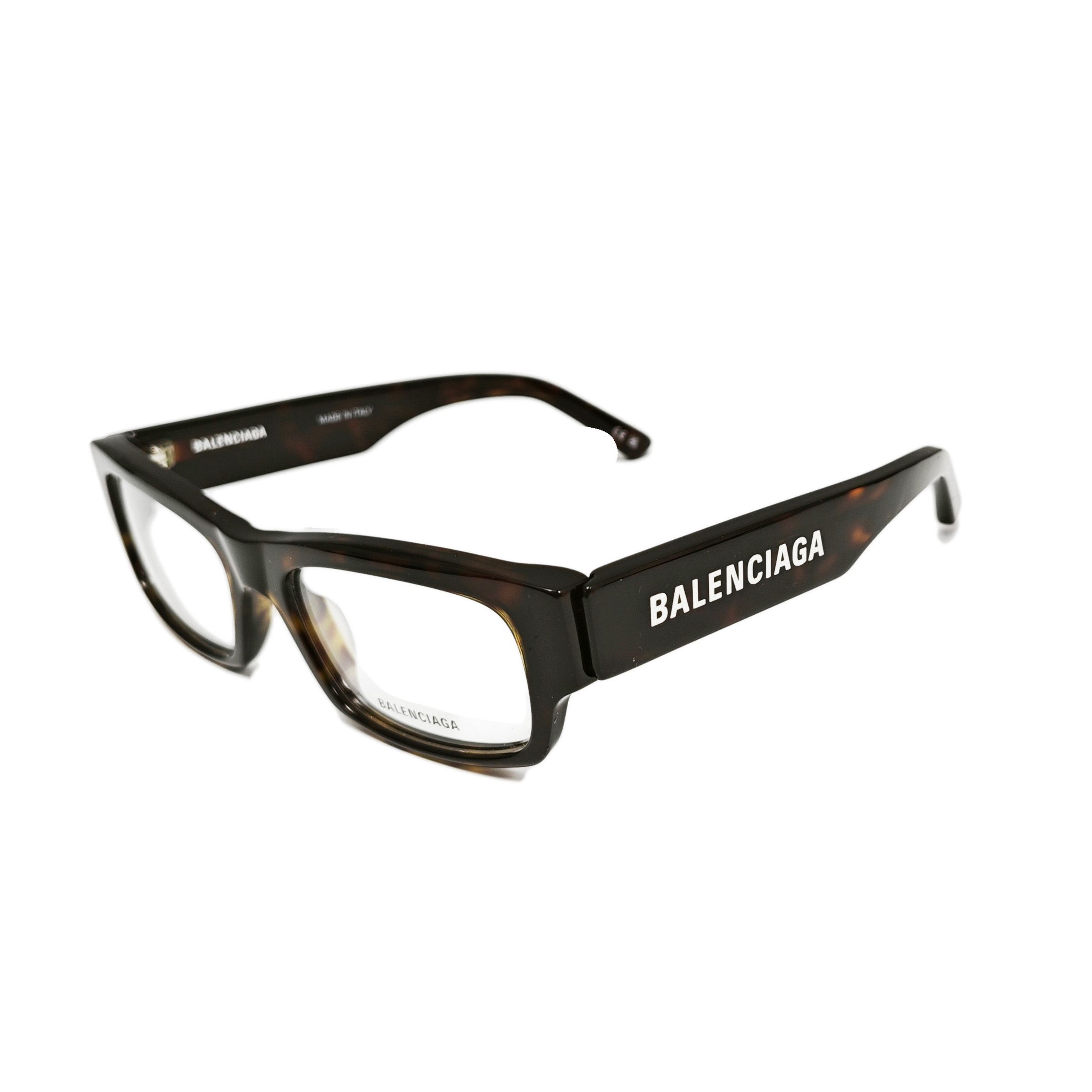 Balenciaga Balenciaga Logo Rectangle Optical Glasses ONE SIZE Size ONE SIZE - 1 Thumbnail
