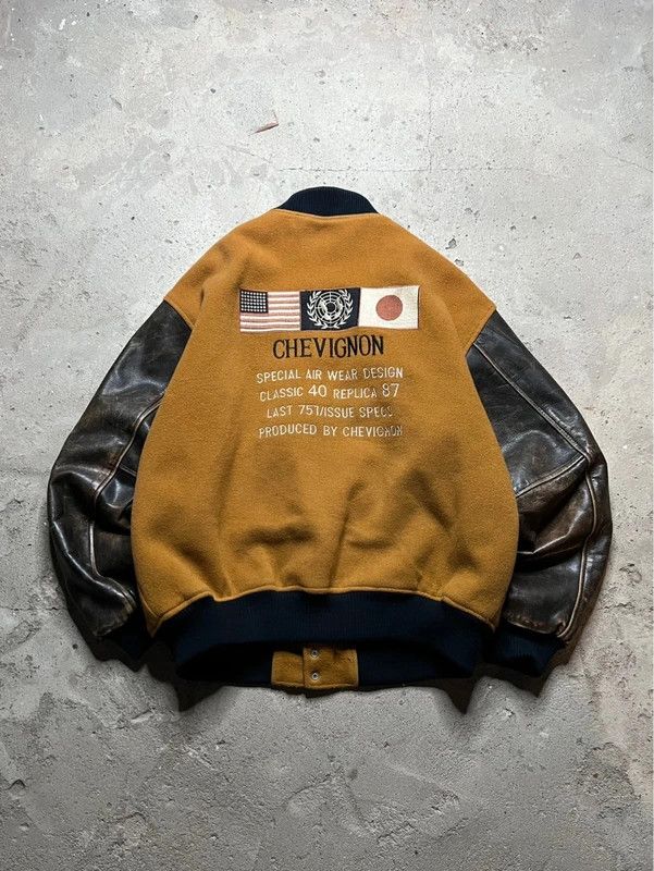 Chevignon 1985 Chevignon Varsity bomber jacket Special Air Size US XXL / EU 58 / 5 - 1 Thumbnail