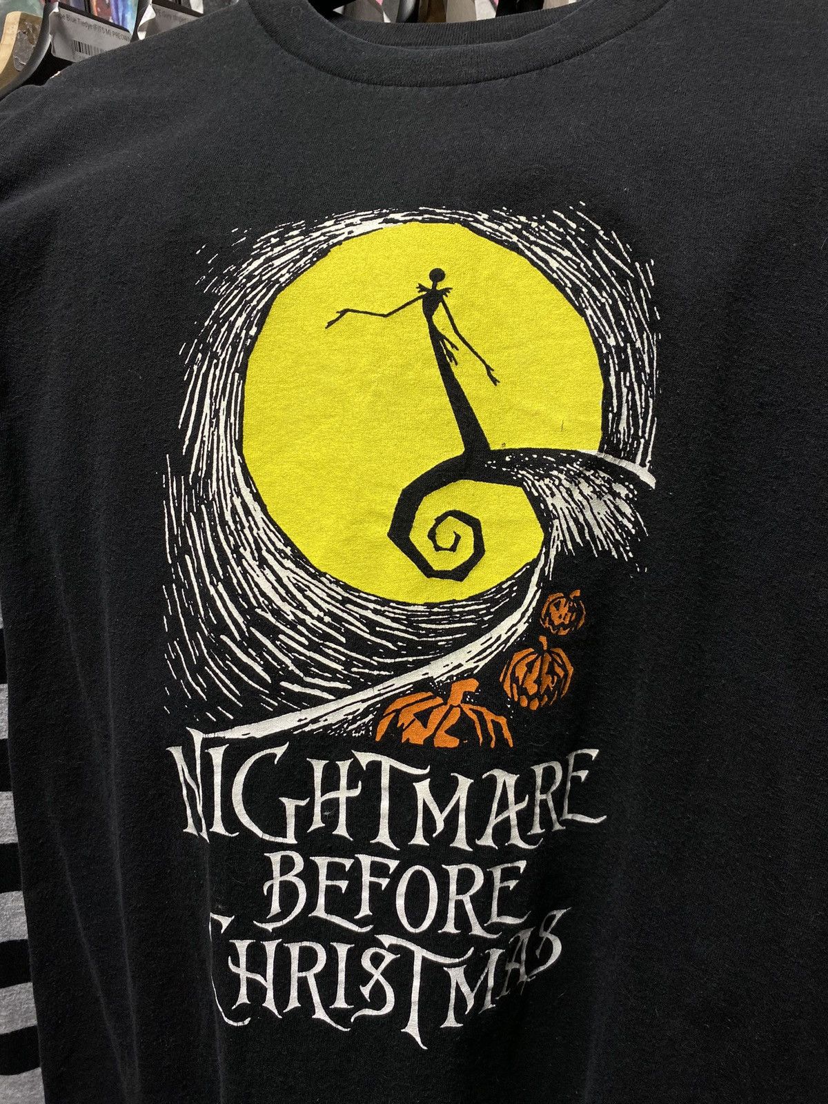 Disney × Vintage 90’s Vintage Nightmare Before Christmas Disney Movie Tee Med Size US M / EU 48-50 / 2 - 3 Thumbnail
