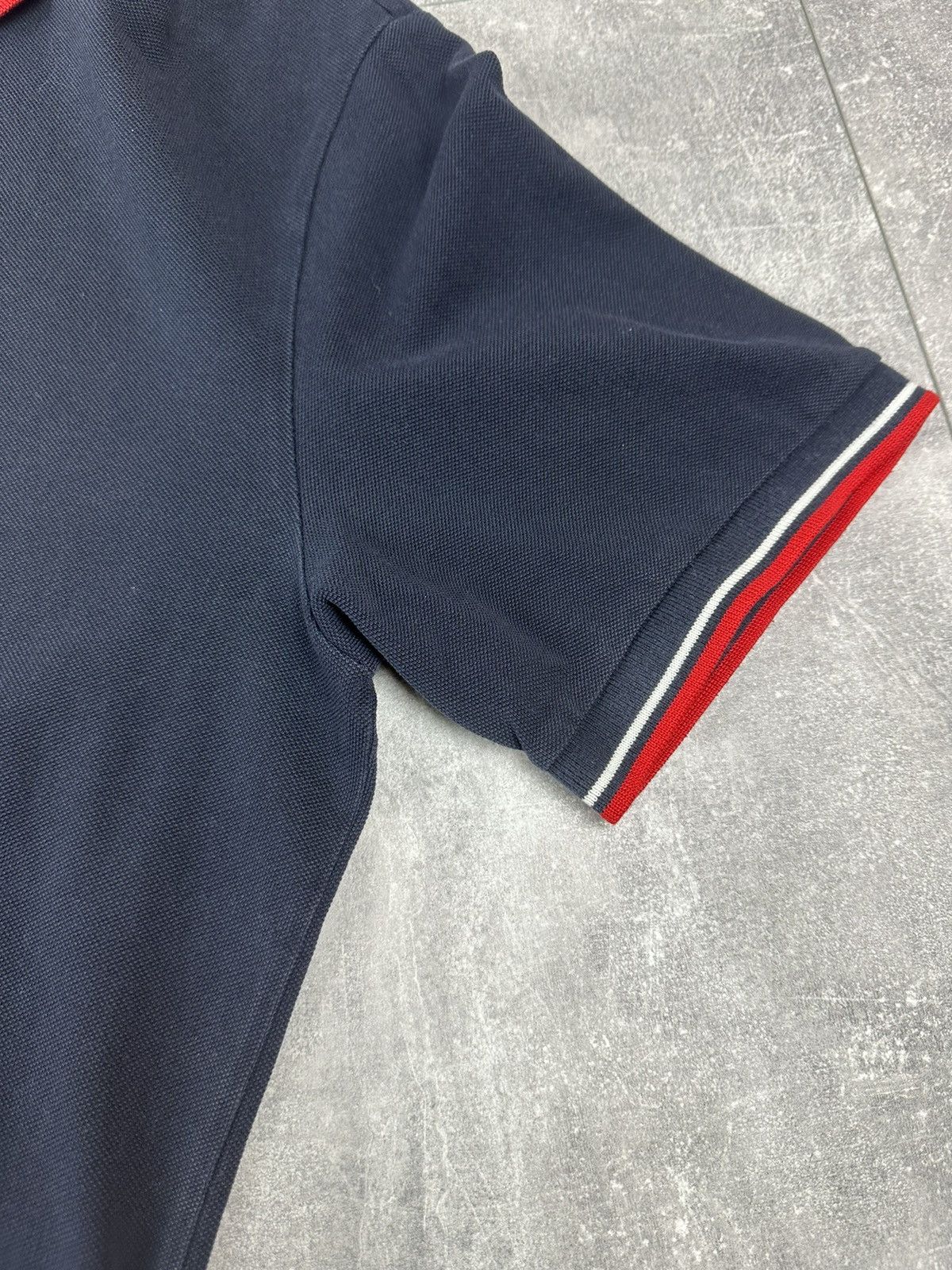 Prada Prada Linea Rossa Red Tab Logo Luxury Cotton Polo Size US XXL / EU 58 / 5 - 12 Thumbnail