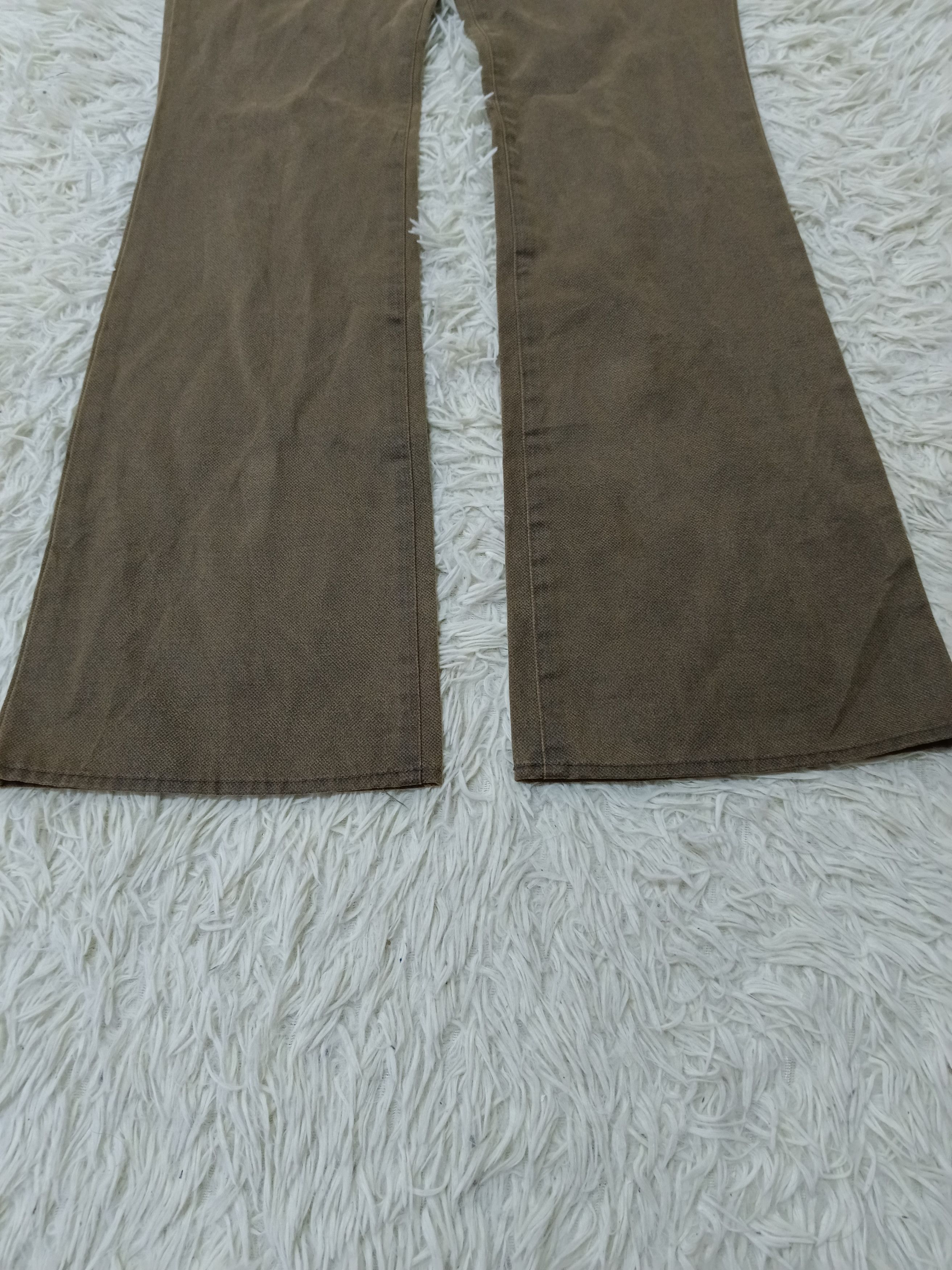 Japanese Brand VINTAGE 90s ET BOITE WAXED FLARE DENIM PANTS Size US 28 / EU 44 - 5 Thumbnail