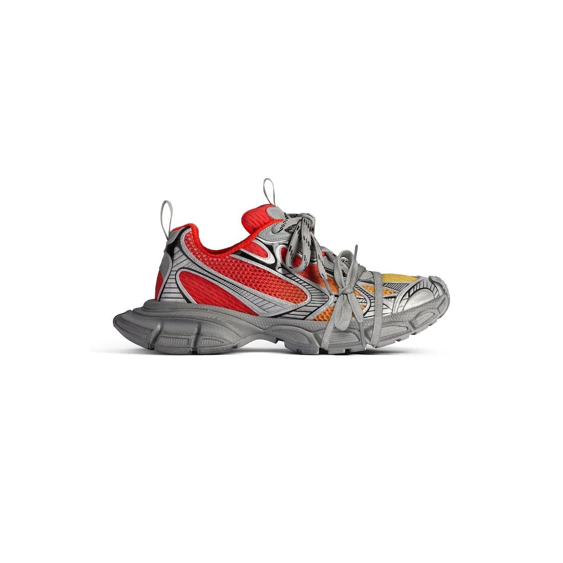 o1in1g0226 3XL Gradient Sneakers in Multicolor