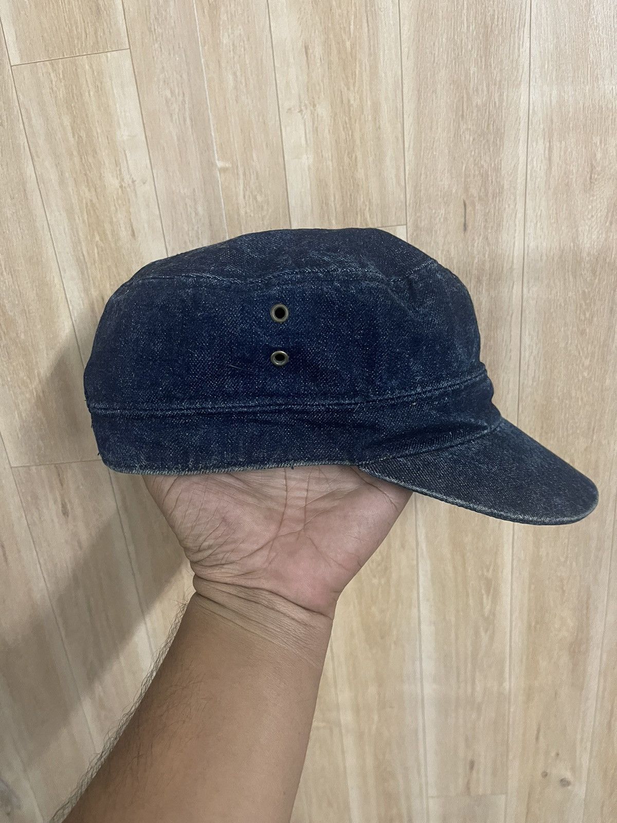 Denime × Japanese Brand Denim Cap By Denime Japan Distressed Mccoys Flathead Size ONE SIZE - 5 Thumbnail