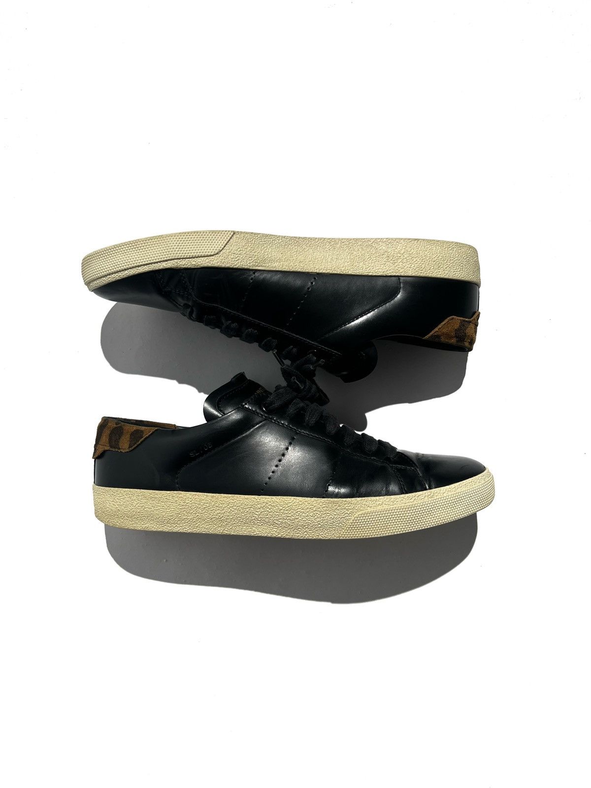 Saint Laurent Paris SS16 Saint Laurent SL/06 Black Leather Sneakers Hedi Era Size US 6.5 / EU 39-40 - 1 Thumbnail