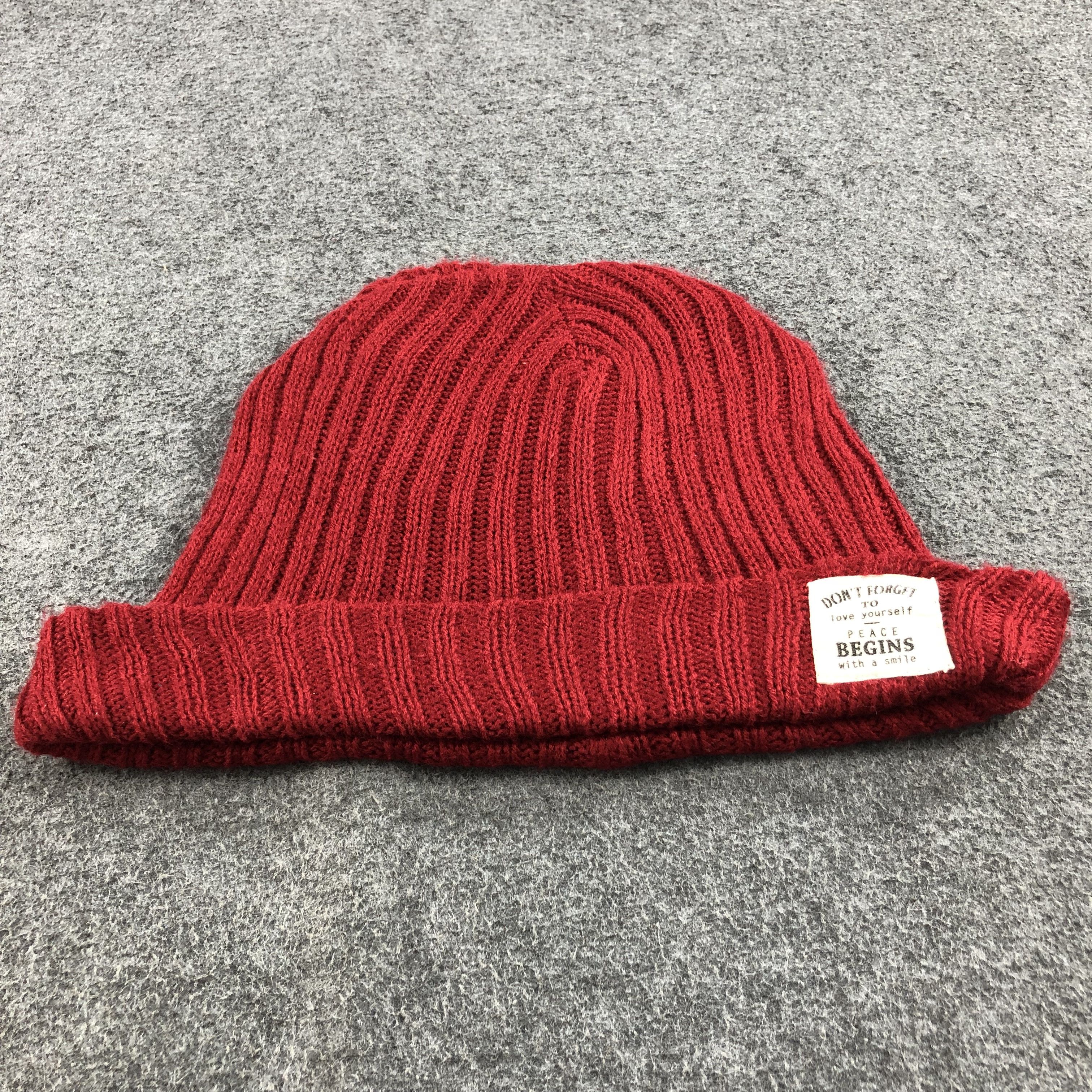 Vintage Unknown Motivational Quote Beanie Snowcap Snow Hat B256 Size ONE SIZE - 3 Thumbnail