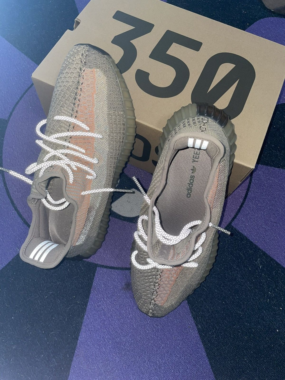 Adidas Yeezy Boost 350 Sand Taupe Size US 12 / EU 45 - 4 Thumbnail
