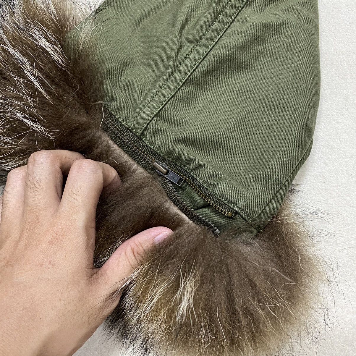 ADAM ET ROPE × Japanese Brand ADAM ET ROPE Racoon Fur Parka Jacket Size S / US 4 / IT 40 - 9 Thumbnail