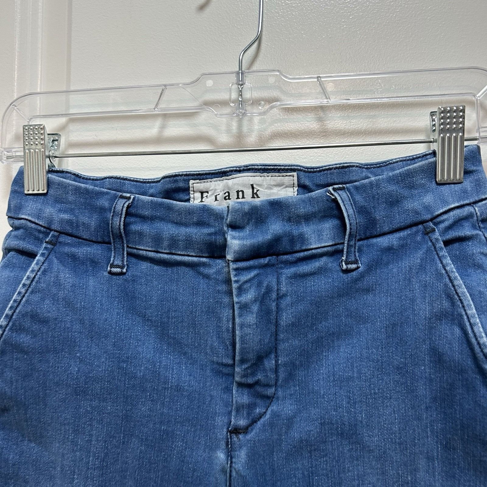 Frank & Eileen Frank & Eileen Wicklow Performance Cropped Blue Denim Jeans Size 25" / US 0 / IT 36 - 6 Thumbnail