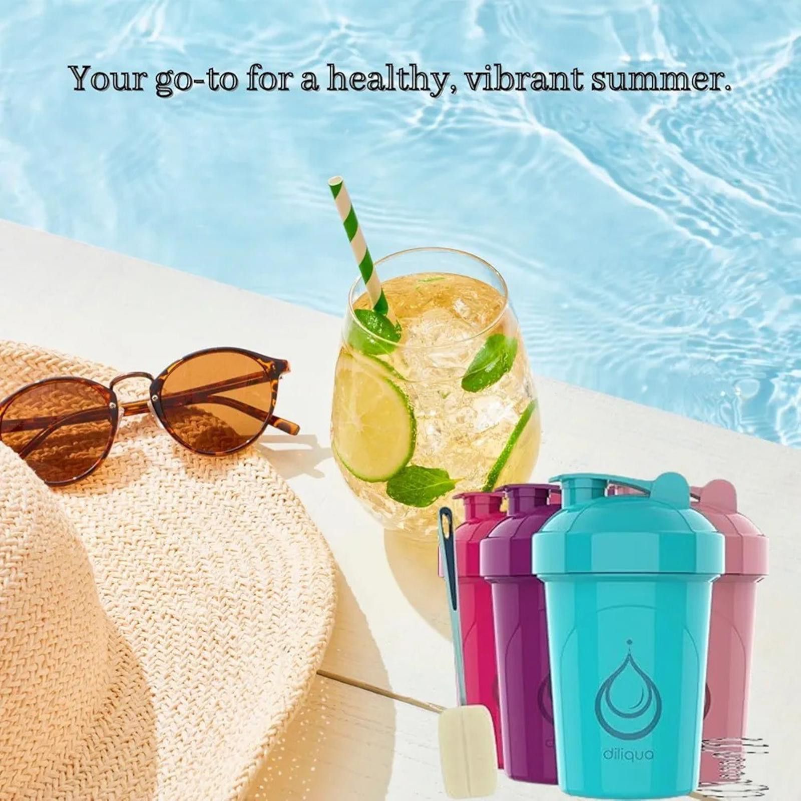 Other diliqua 10 PACK Shaker Bottles BPA-Free & Dishwasher Safe Size ONE SIZE - 2 Thumbnail