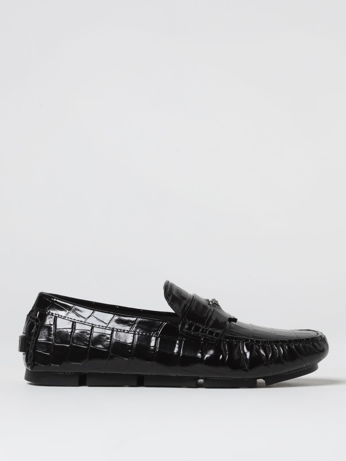 image of Versace Loafers Men Black (Size 7)