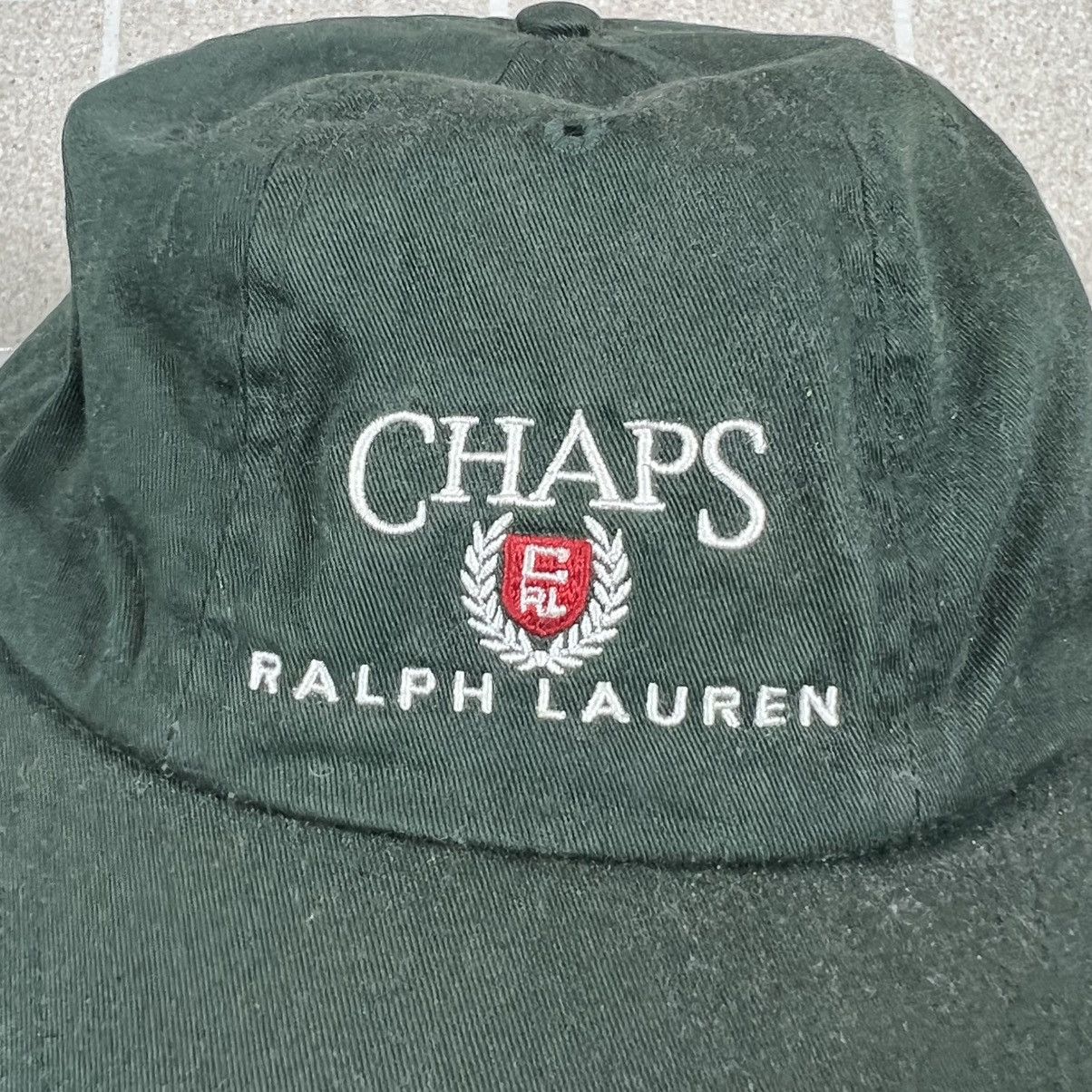 Chaps × Chaps Ralph Lauren × Vintage Vintage Chaps Ralph Lauren Green Golf Cap Hat Size ONE SIZE - 4 Thumbnail