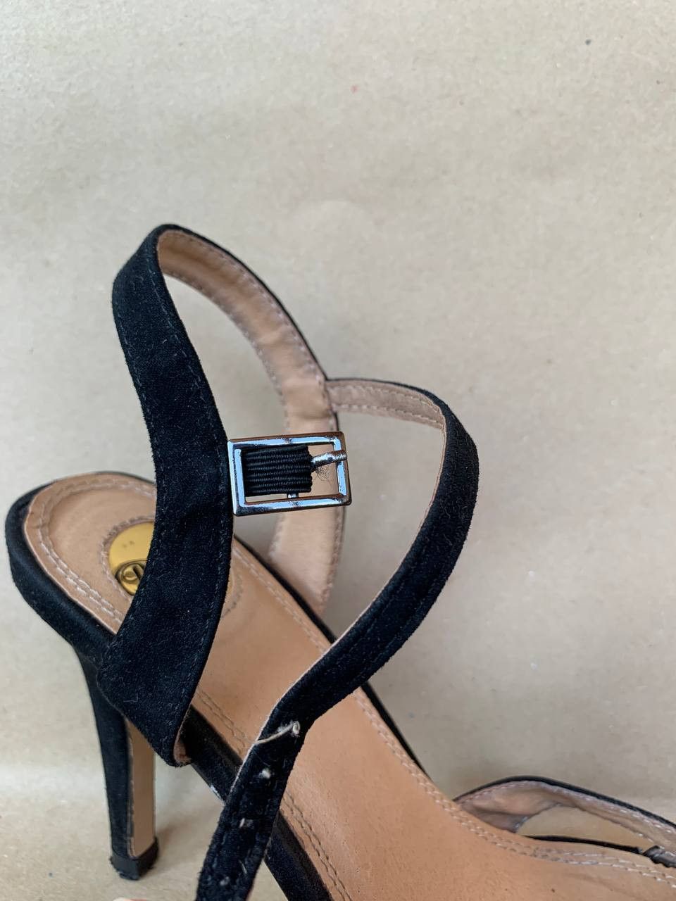 Buffalo London × Vintage Buffalo vintage Y2K black slingback sandals Size US 5 / IT 35 - 8 Thumbnail